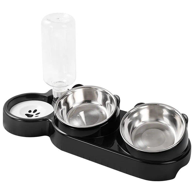 FurencePet™ TrioFeed - 3-in-1 Stainless Steel Automatic Pet Bowl