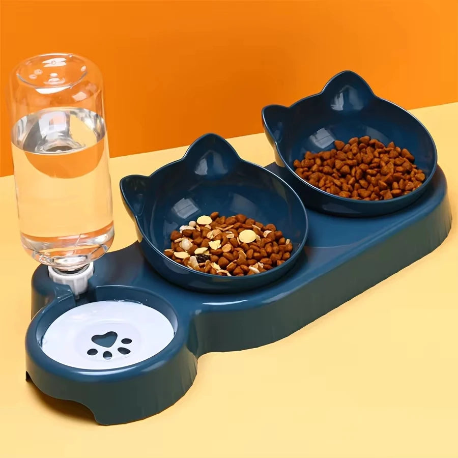 FurencePet™ TrioFeed Pro - 3-in-1 Ergonomic Ear Design Pet Station