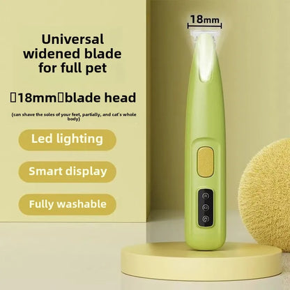 Furencepet™ LED Dog Paw Trimmer Waterproof • Low Noise • Precision Grooming with LED Display