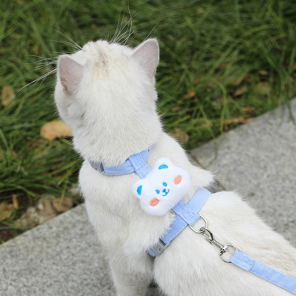 FurencePet™ BloomWalk - Adjustable Breathable Cat Harness & Leash Set