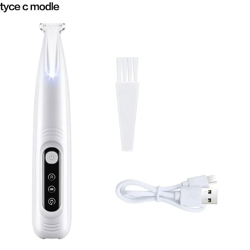 Furencepet™ LED Dog Paw Trimmer Waterproof • Low Noise • Precision Grooming with LED Display