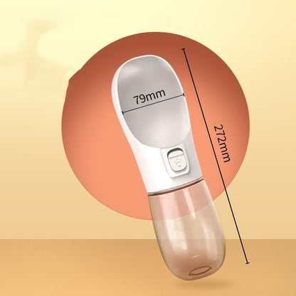 FurencePet™ 2-in-1 Travel Bottle: Portable Water & Food Feeder