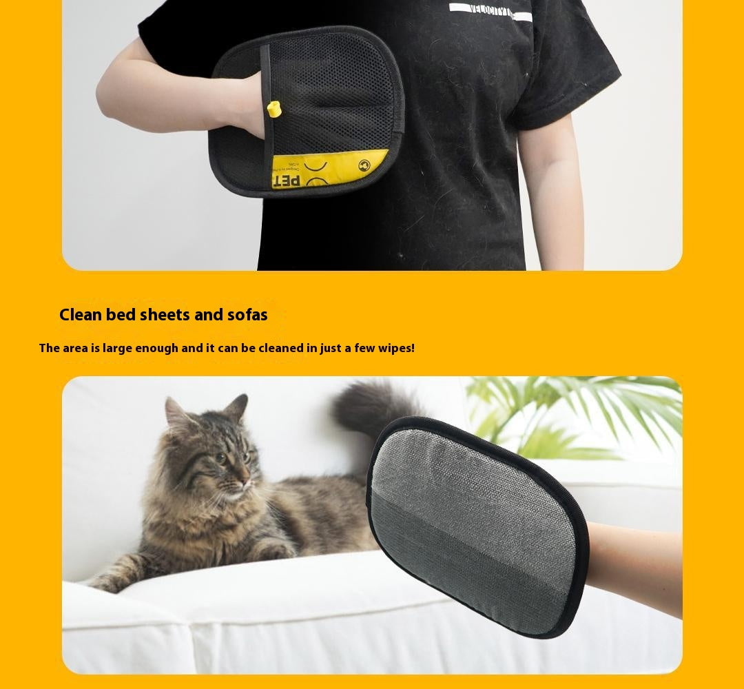 FurencePet™ Pet Hair Removal Grooming Gloves – Dual-Action Fur Remover & Massage Mitt for Dogs & Cats