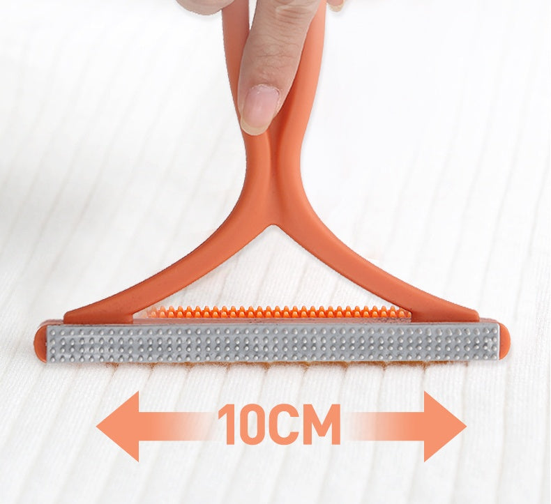 FurencePet™ Double-Sided Hair & Lint Remover – Gentle Manual Pet Hair Removal Tool for Clothes, Furniture & Upholstery