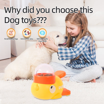 FurencePet™ Interactive Duck Puzzle Feeder — No Batteries Slow Feeder & Treat Dispenser for Dogs