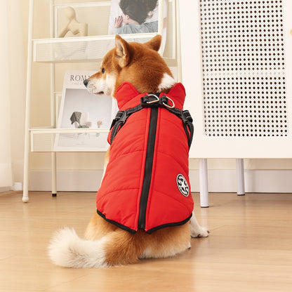FurencePet™ Winter Warm Reflective Dog Jacket – Fleece-Lined Cotton Padded Coat for Cold Weather Walks | Cozy Outdoor Pet Apparel Canada