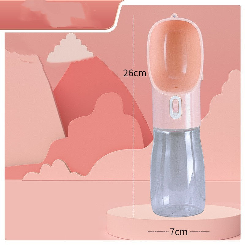 FurencePet™ 2-in-1 Travel Bottle: Portable Water & Food Feeder