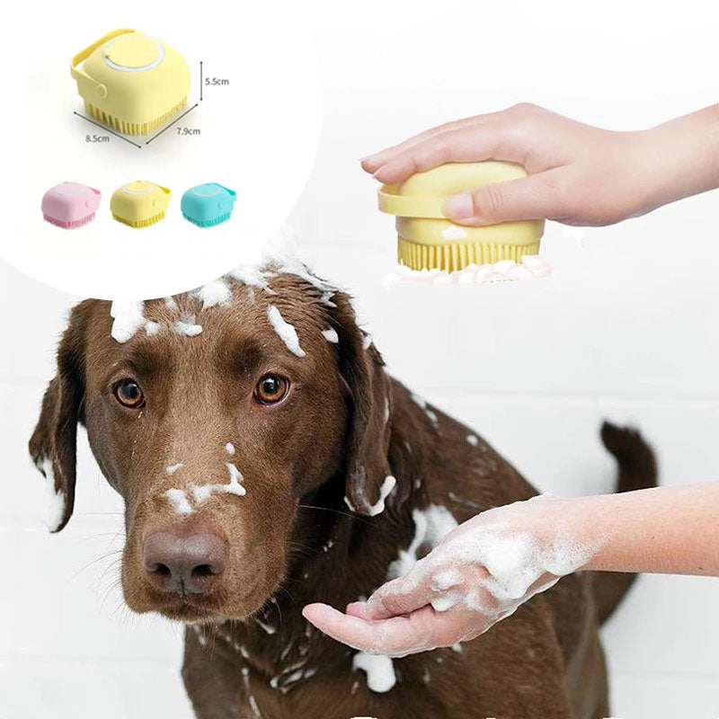 FurencePet™ BathMaster: Shampoo-Dispensing Silicone Grooming Glove