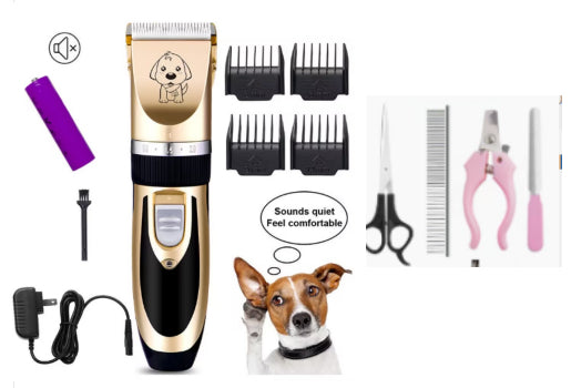 FurencePet™ ProTrim Gold Rechargeable Pet Grooming Clipper Kit
