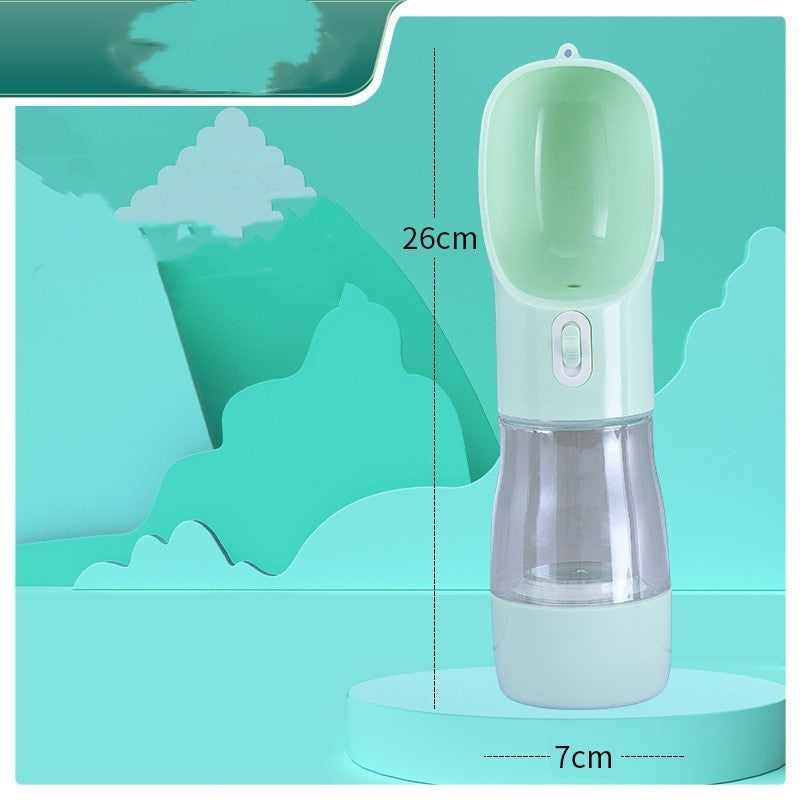 FurencePet™ 2-in-1 Travel Bottle: Portable Water & Food Feeder