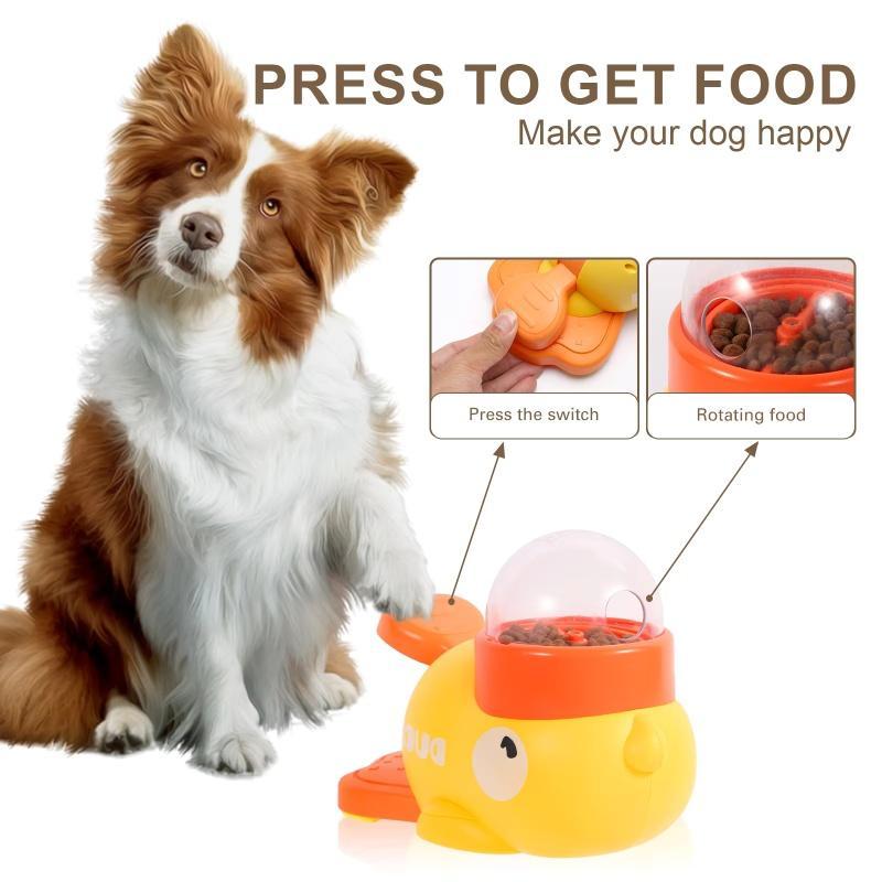 FurencePet™ Interactive Duck Puzzle Feeder — No Batteries Slow Feeder & Treat Dispenser for Dogs