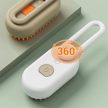 FurencePet™ SteamBrush: 3-in-1 Pet Grooming & Massage Tool ✨