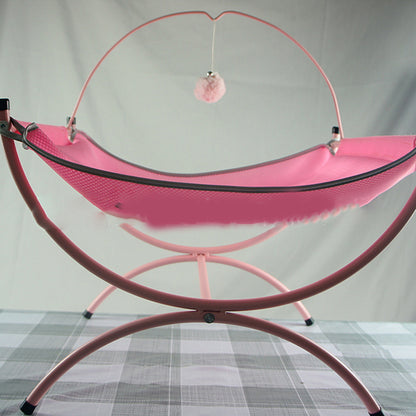 Luxury Elevated Cat Recliner Bed – Modern Hammock Lounger for Indoor Cats (3 Comfort Styles)