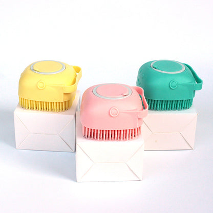 FurencePet™ BathMaster: Shampoo-Dispensing Silicone Grooming Glove